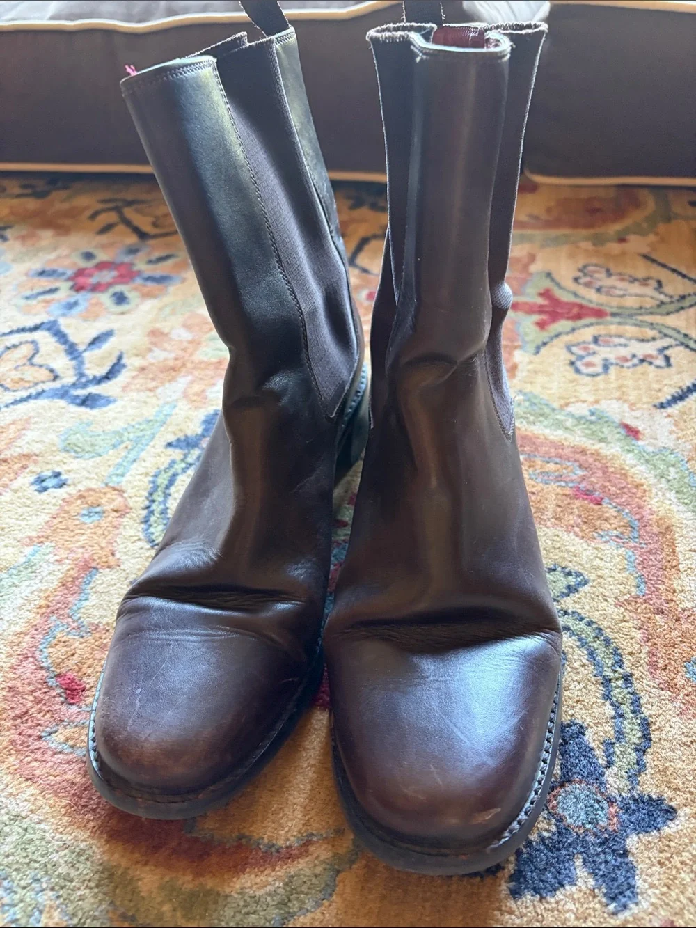 Women's Anne Taylor Leather Chelsea Boots - Brown